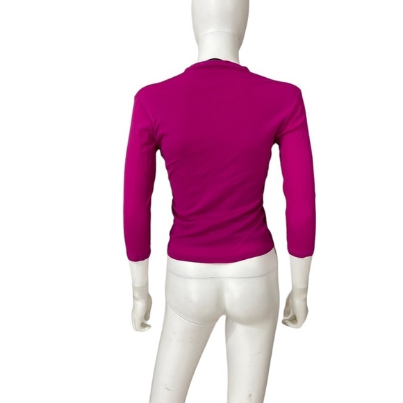 Planet Funk Pink Long Sleeve Blouse - Picture 4 of 7